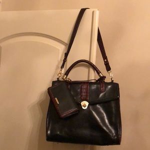 Brahmin purse with matching wallet